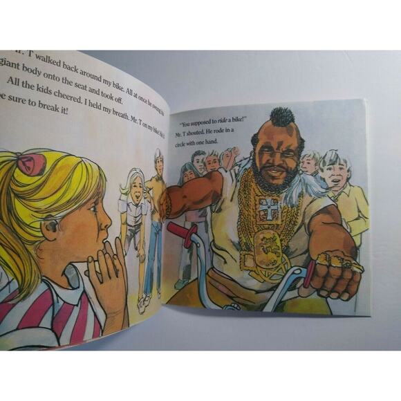 Mr T And Me The Best Bike Ever Original 1985 Story Photo Book TV Bicycle Kids - Picture 6 of 10